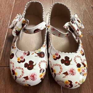 Monkey Feet Floral Minnie shoes